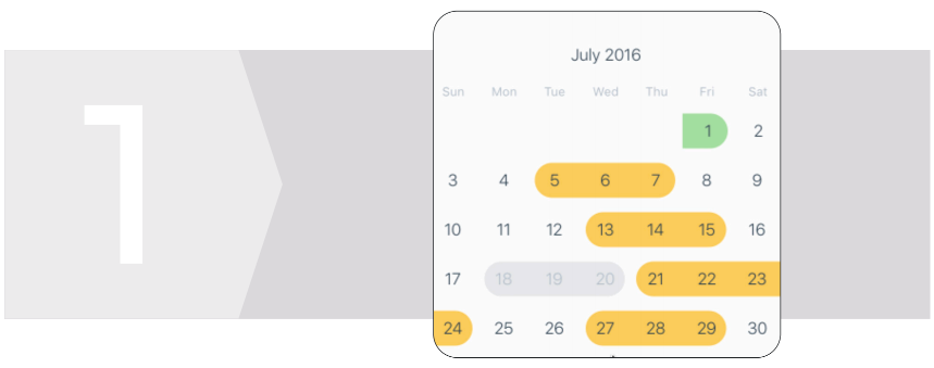 React Native Calendar Components