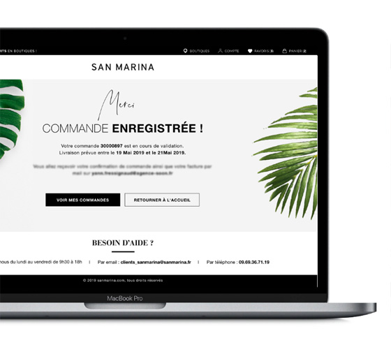 San Marina, une refonte ui du site