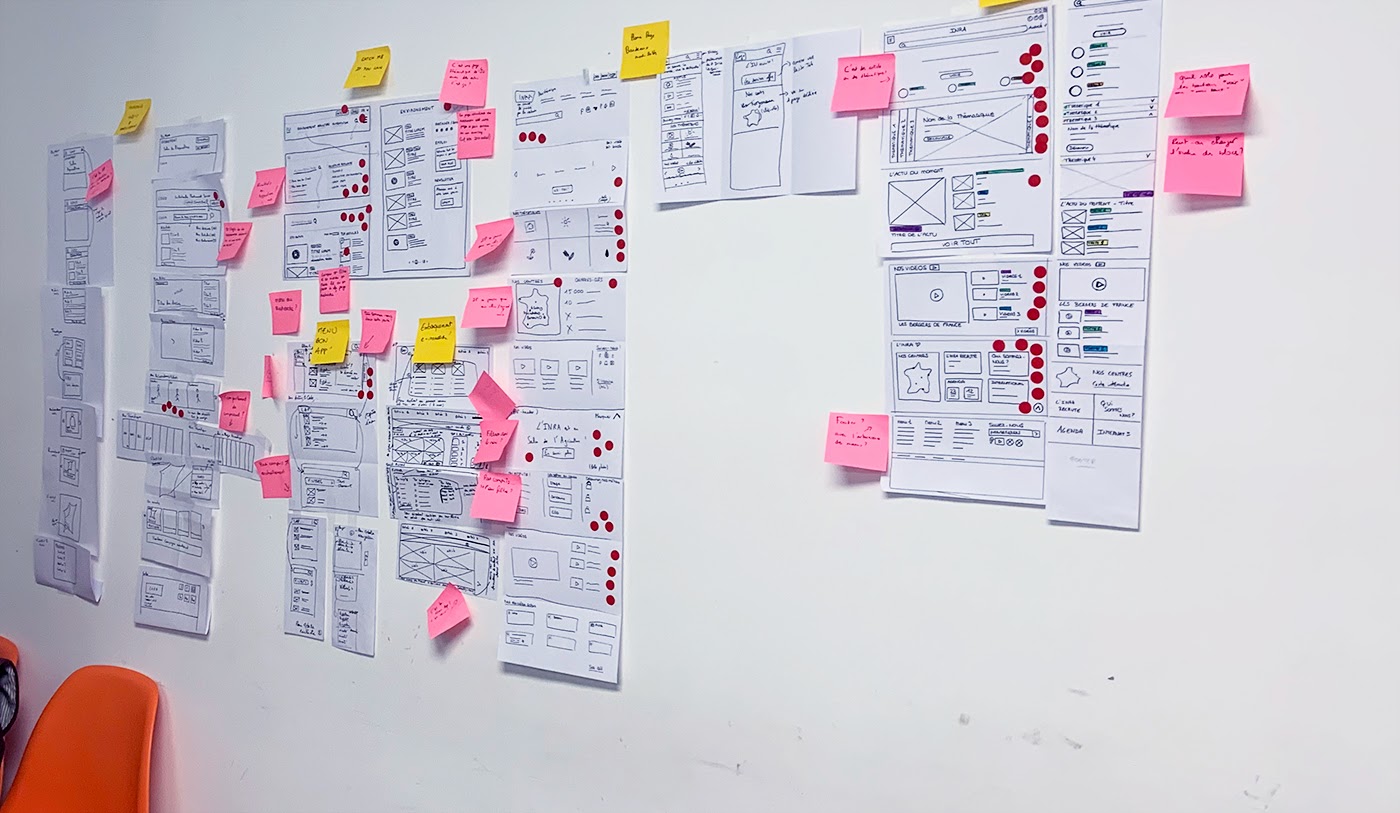 Fin du design sprint et présentation du storyboard