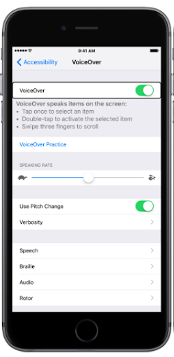 voiceover ios