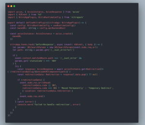 Redirections CMS Headless Plugin Nitro pour rediriger en temps réel